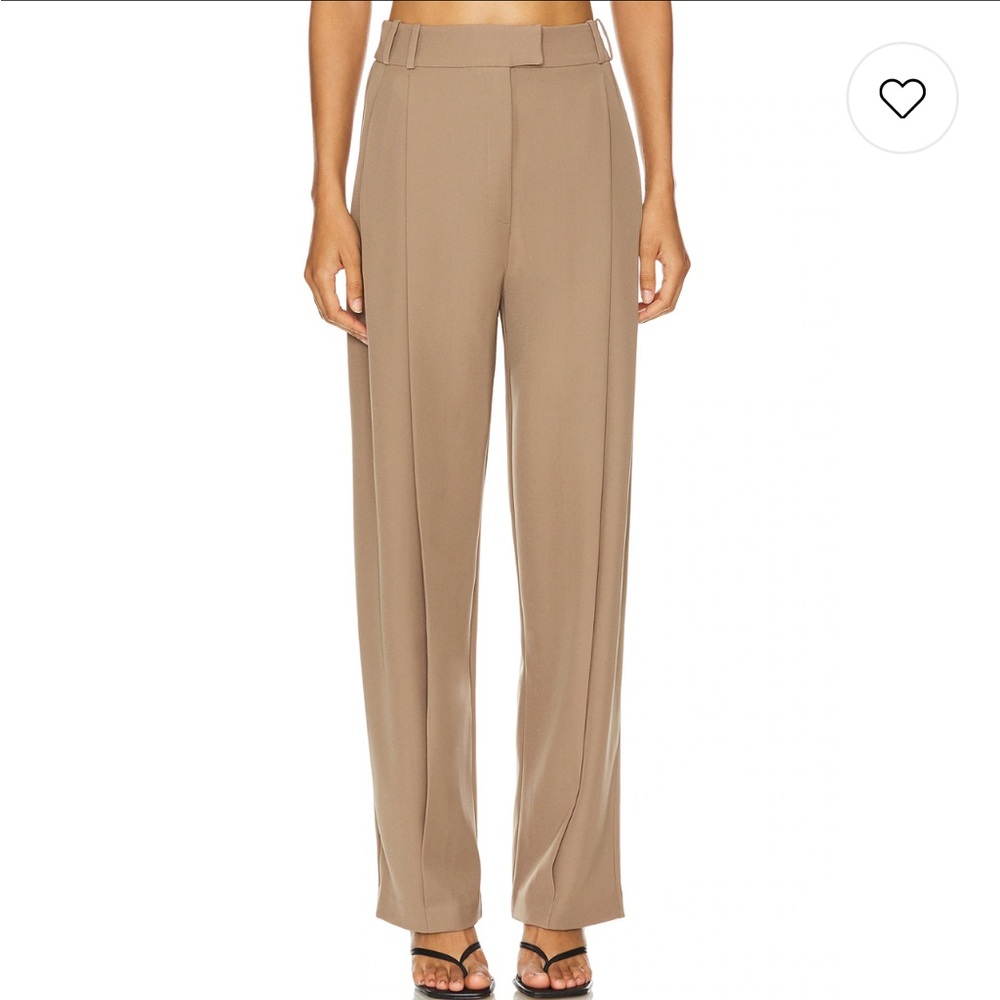 House of Harlow 1960 Tan Trousers with Straight-Leg Silhouette